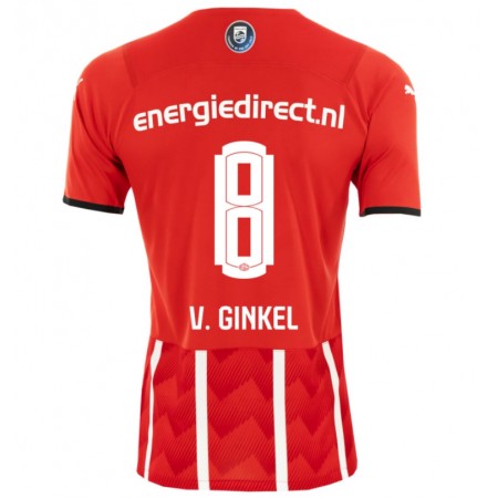 Billiga Fotbollströjor PSV Eindhoven Marco van Ginkel 8 Hemma tröja 2021/22 Kortärmad